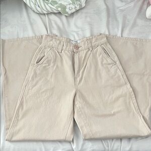 Cotton On Women's Beige Wide Leg Pants